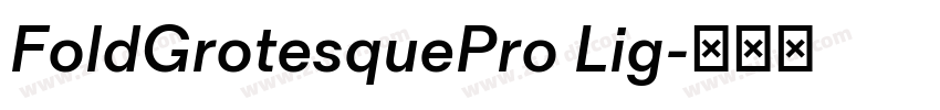 FoldGrotesquePro Lig字体转换 FoldGrotesquePro Lig字体转换